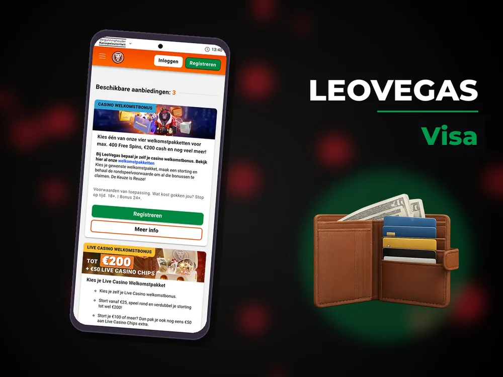 LeoVegas - Visa