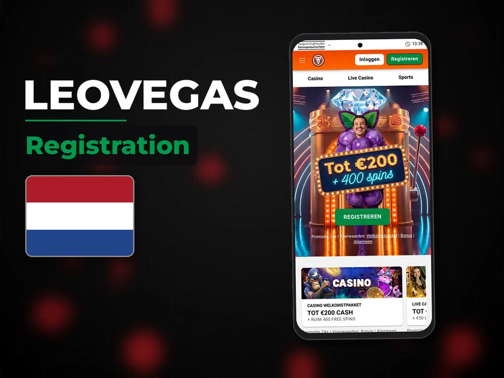LeoVegas - Registration